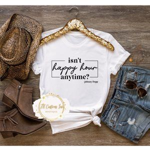 Happy Hour | Johnny Depp Tee | Party | Drinks